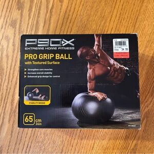 P90X Pro Grip Ball with Textured Surface - Black
